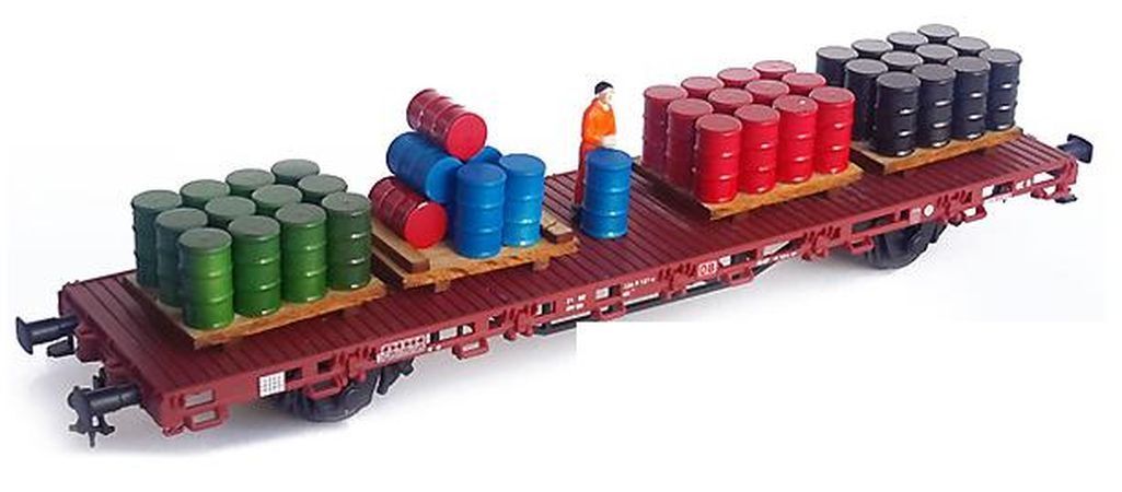 Proses HL-K-07 bidons aluminium HO 1:87 pour wagons plats