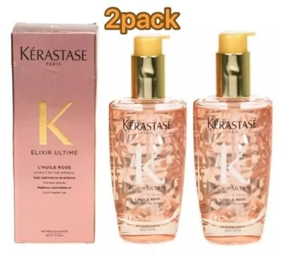 KÉRASTASE Kerastase Elixir Ultime L'huile Rosa per Colorazione Capelli 100ml x2