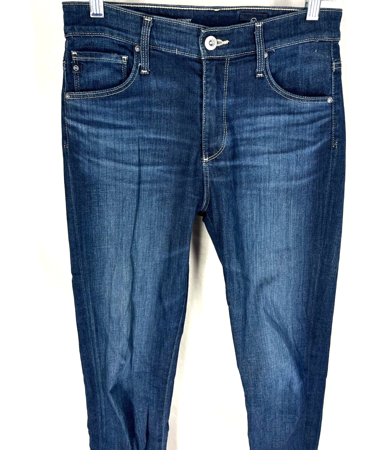 AG Adriano Goldschmied 27R Farrah High Rise Skinny Ankle Jean Blue Stretch thumbnail 2
