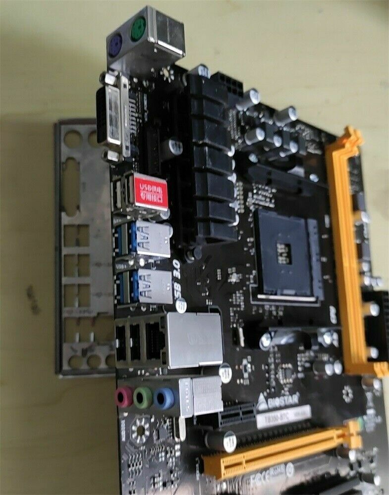 Biostar TB350-BTC Socket AM4 DDR4 AMD B350 SATA3.0 USB3.1