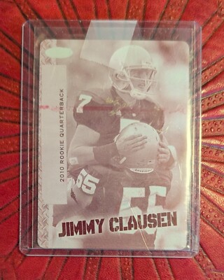 Jimmy Clausen 2010 SAGE Notre Dame Hit Prospekt Druckplatte Magenta Hit 1/1