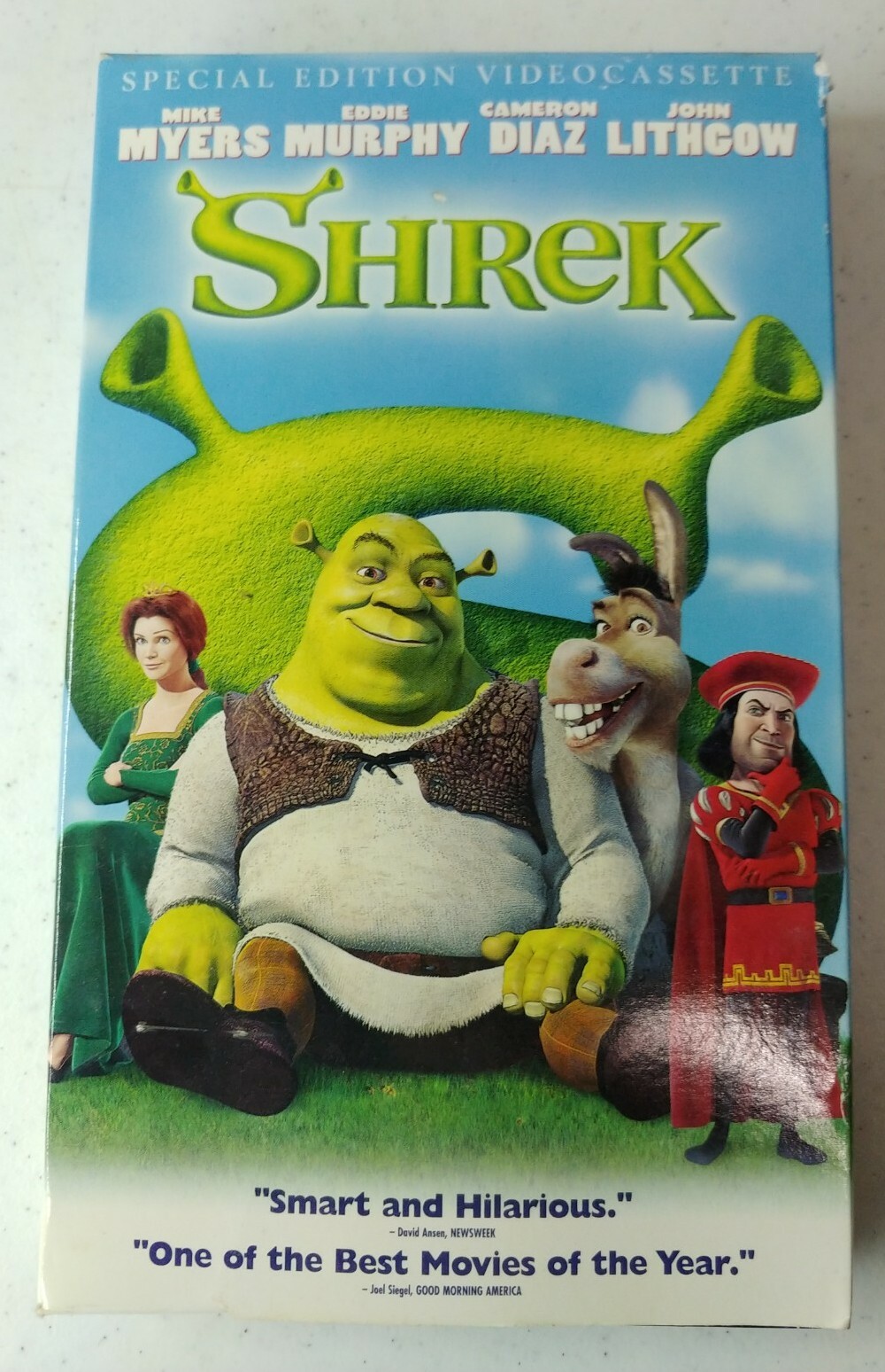 Dreamworks Shrek VHS Special Edition eBay