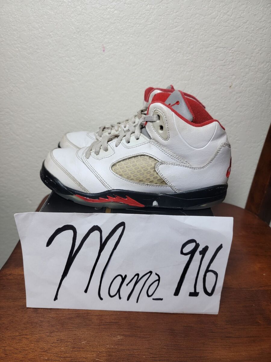 ⚫️🔴⚪️ sz3Y Air Jordan 5 Fire Red Retro PS White, Fire ⚫️🔴⚪️ sz3Y Air Jordan 5 Fire Red Retro PS White, Fire