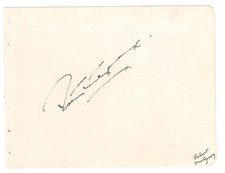 Robert Montgomery Signed Album Page 1940s  / Autographed Actor Academy Award Nom