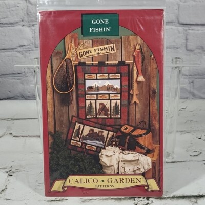 Calico Garden Patterns Gone Fishing Bear Quilt Lisa Seely