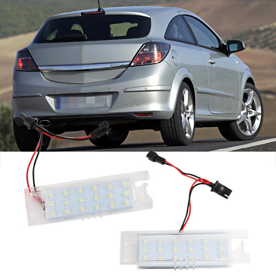 Passt für Opel Astra H GTC Bj. 2005-2010 LED Kennzeichenbeleuchtung Beleuchtung