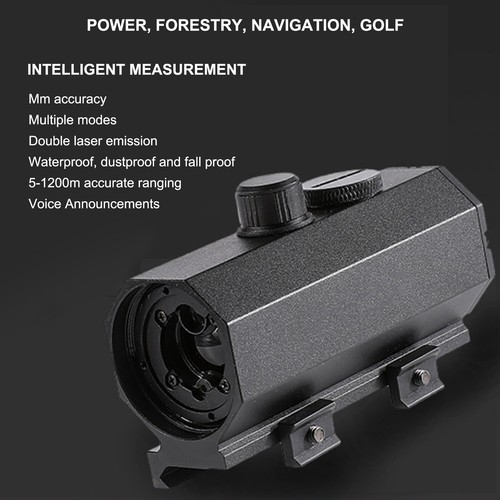 MINI8 Laser Rangefinder Riflescope Range 1200M Real-time Ranging Distance Meter - Picture 3 of 12