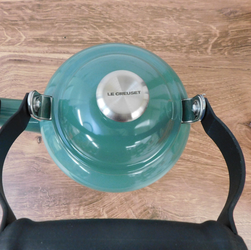 Le Creuset Enameled Steel 1.25 Quart Demi Kettle, Artichaut *NEW* - Picture 10 of 13