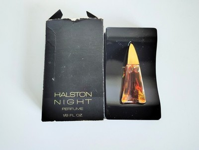 HALSTON NIGHT Perfume 1/8 Oz MINIATURE Halston PURE PARFUM Dab DISCONTINUED Rare