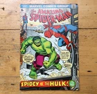Amazing Spider-Man #119 apr 1973 feat Hulk battle, Key, Bronze Age, uk price