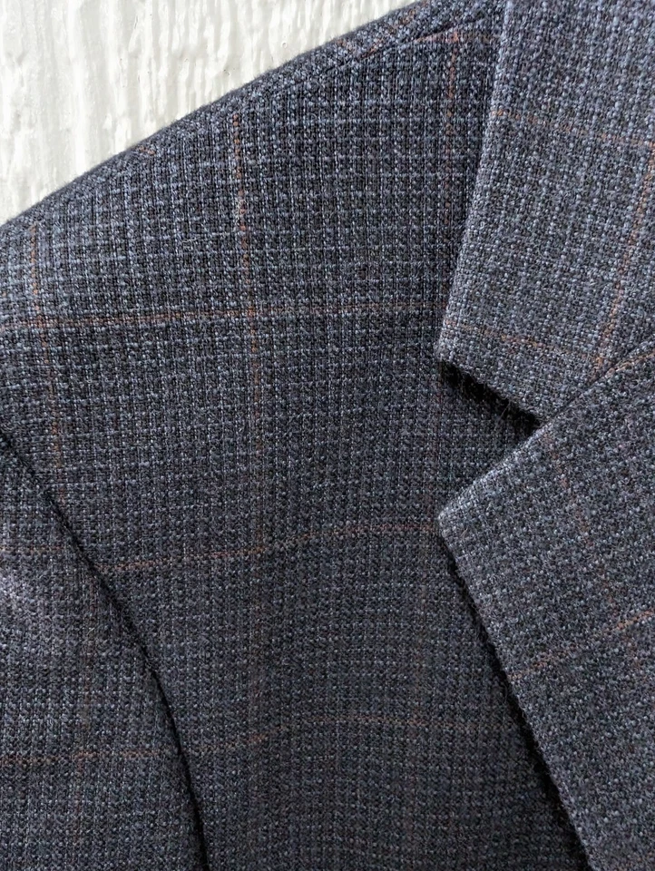 Pronto Uomo Lambswool Blazer Sport Coat Classic Heritage Size 41 - Image 3 of 4
