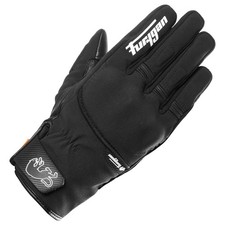 Furygan Jet All Seasons D3O Evo Textile Motorcycle Short Gloves - Black / White