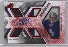 2015-16 SPx Rookie Auto Patch Red 21/50 Antoine Bibeau #139 Patch Auto 0a6