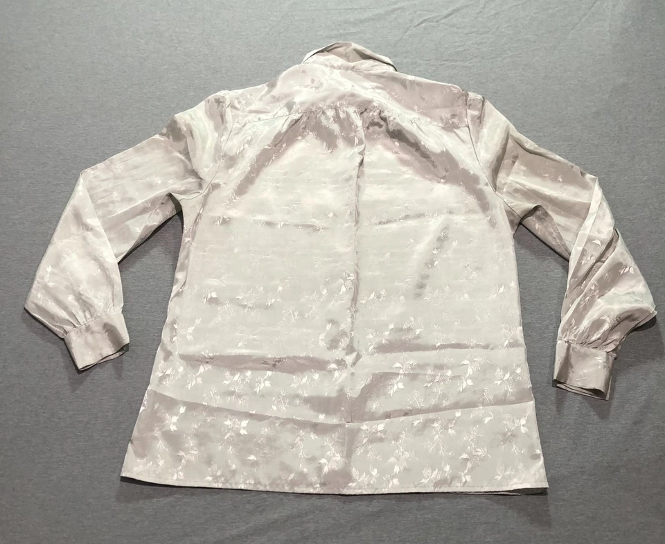 The Villager 衬衫女式 16 Iridescence 花卉女性奶奶独立复古 — 第 3/4 张图片