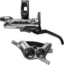 Shimano XTR M9220 Enduro Disc Brake and Lever - Left/Front, Post Mount, 4-Piston