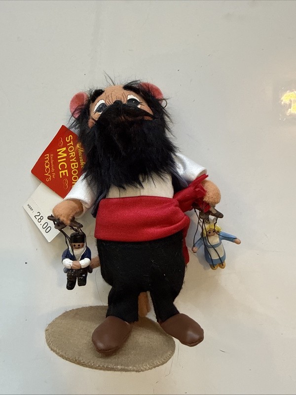2005 Pinocchio's STROMBOLI Macy's Excl 6" Annalee Mobilitee Soft Sculpt Doll