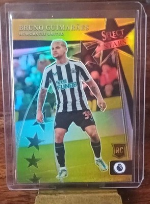 2022-23 Panini Select Premier League Bruno Guimaraes Select Stars Gold 01/10