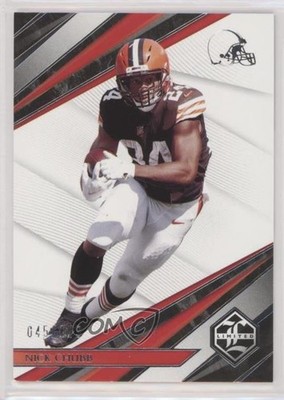 2021 Panini Limited Spotlight Silver 45/149 Nick Chubb #69 n0c