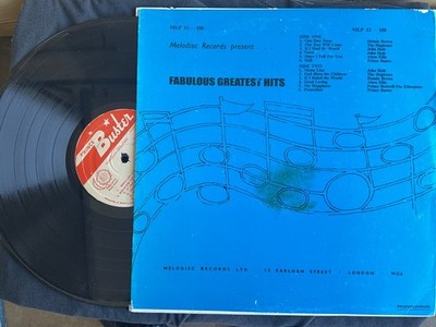 Prince Buster Jamaica's Greatest Melodisc Rocksteady Reggae Vinyl