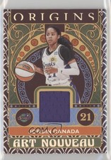 2023 Panini Origins WNBA Art Nouveau Memorabilia Jordin Canada #AN-JCN 00zd