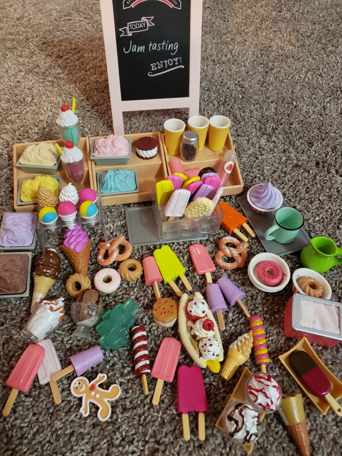 Ice Cream Truck Sweets & Food Accessories Big Lot 65+ Item
