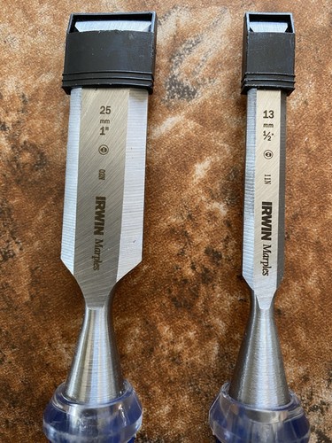 Cinceles de tacto suave a prueba de divisiones 2-IRWIN M750 13 mm 1/2” y 1” 25 mm (nuevo) - Imagen 2 de 4