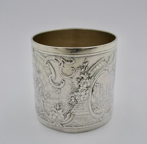 Antique French Sterling Silver Napkin Ring Louis XVI Gustave Leroy Minerva 1896 - Picture 3 of 11