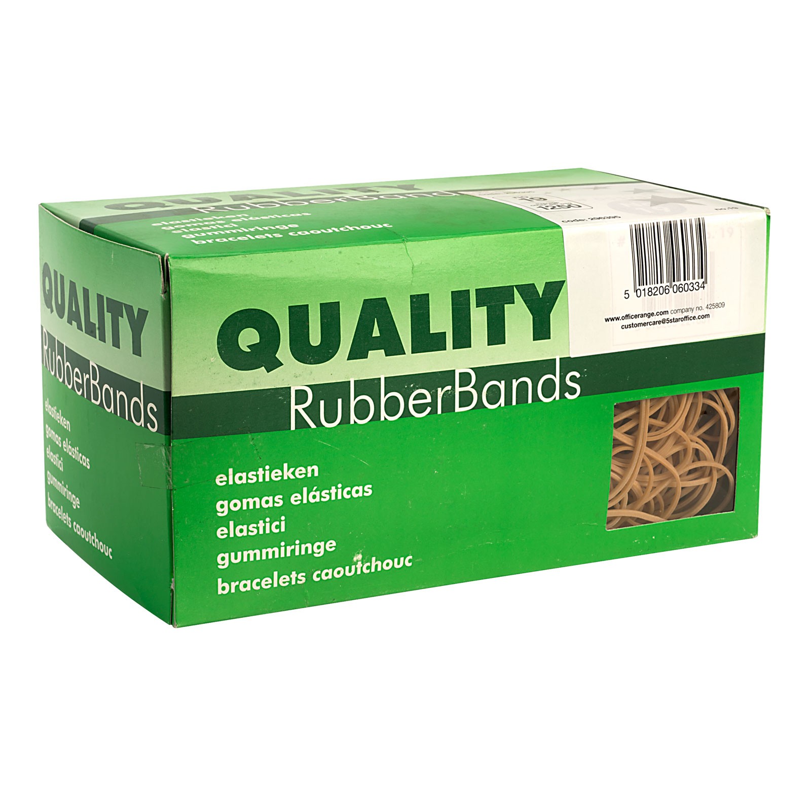 Q-Connect Rubber Bands No.19 88.9 X 1.6Mm 500G Ref - Image 4