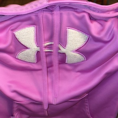 under armour hoodie pink medium