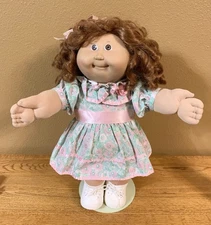 Vintage Cabbage Patch Kids Cornsilk Doll HM15 Red Auburn Curly  Hair