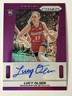 2025 PANINI PRIZM WNBA LUCY OLSEN RC AUTO /49 PURPLE PRIZM THROWBACK SIGNATURES