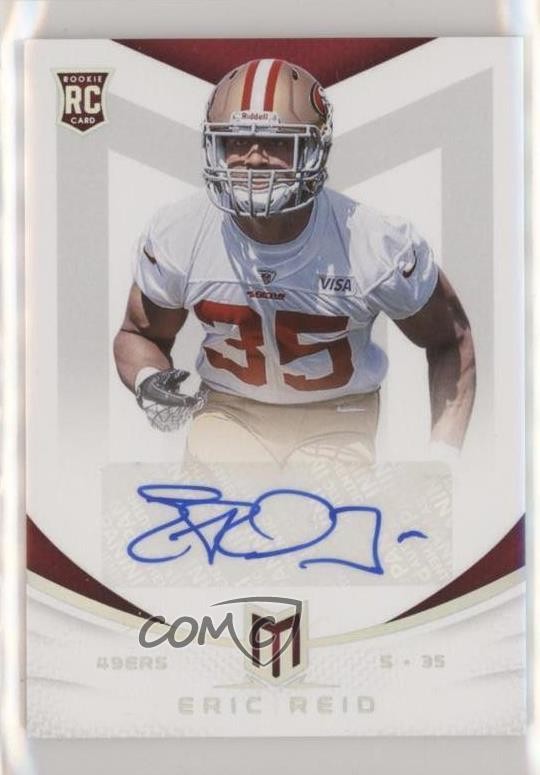 2013 Panini Momentum Rookie Signatures Platinum 22/25 Eric Reid #133 Auto RC 0c2