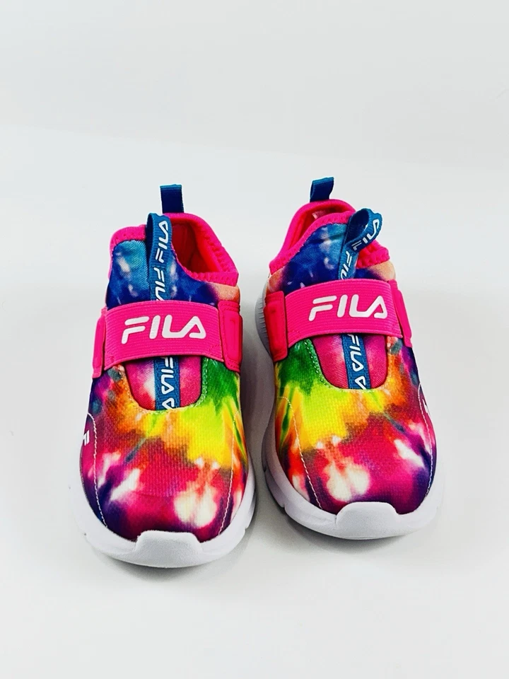 Zapatilla deportiva Fila para niñas pequeñas talla 10 rosa Landbuzzer tie dye Foto 3 de 4