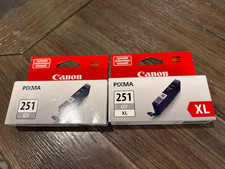 CANON CLI-251GY XL Original Gray Ink Cartridge New OEM