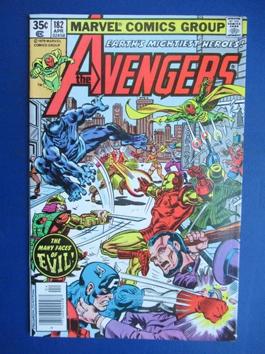 AVENGERS # 182 - (NM+) -JOHN BYRNE-QUICKSILER-VISION-SCARLET WITCH-IRON MAN-WASP