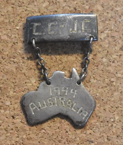 WW2 US Military Australia 1944 Lieutenant Pin