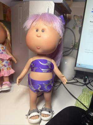 Doll Mia 12'' Nines d'Onil OOP HTF Lilac Hair Gray eyes SwimSuit Edition Bangs