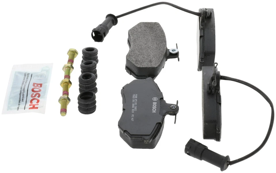 Juego de pastillas de freno de disco delanteras Bosch BP290 para Audi 80 90 5000 Quattro 1984-1992 Foto 3 de 4