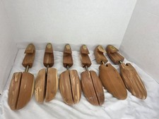 Nordstrom Nunn Bush Cedar Wooden Shoe Tree Stretchers Shaper Form 3 Sets Sz L