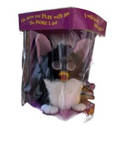 Vintage 1998 Tiger Electronics Furby Model 70-800 Tuxedo Black and White New In