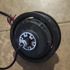 Electric Hub Motor Black Metal with Wiring for E-Bike or electric scooter