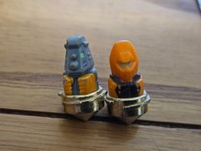 2 VINTAGE TOMY BATTLERS SPINJAS FIGURES