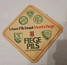 Alter Old Bierdeckel Untersetzer - Moritz FIEGE Pils - TG Bochum - Welper 