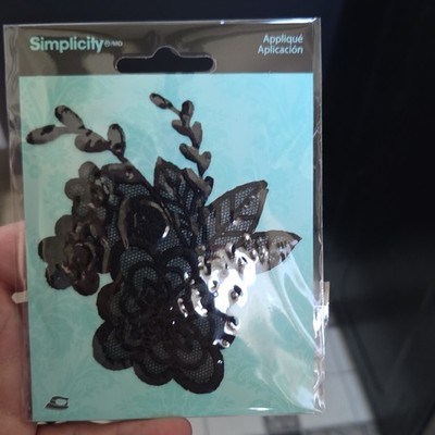 Simplicity Iron-On Lace Floral Applique Flowers & Plants 1930873031