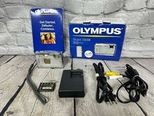 Olympus Stylus Digital Camera 720 SW Waterproof Shockproof Silver with box