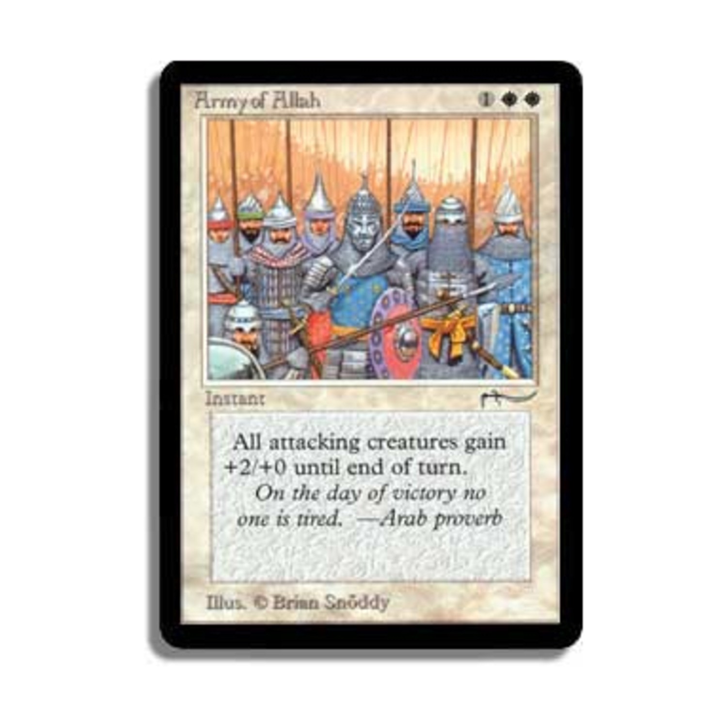 WOTC MtG Arabian Nights Army of Allah - Dark (C1) Fair+