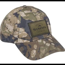 Simms Fly Fishing Single Haul Hat Cap - Riparian Camo  - NEW with Tags!