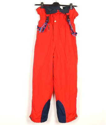 RUKKA GORE-TEX Men's Trousers Size XL Red Suspenders Snow Trousers Windproof