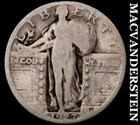 1927 Silver Standing Liberty Quarter - Scarce  Better Date  No Reserve  #J8353