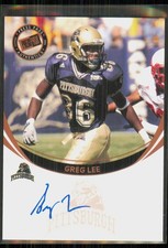 2006 Press Pass On Card Auto Bronze Greg Lee Rookie Pittsburgh Panthers #NNO. rookie card picture